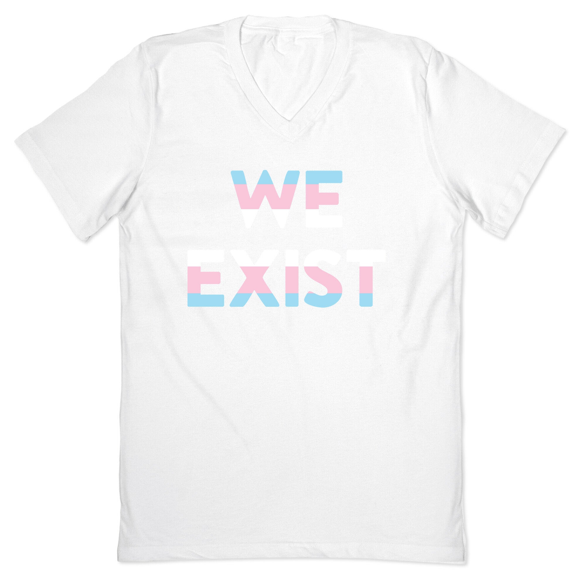 We Exist Transgender V-Neck